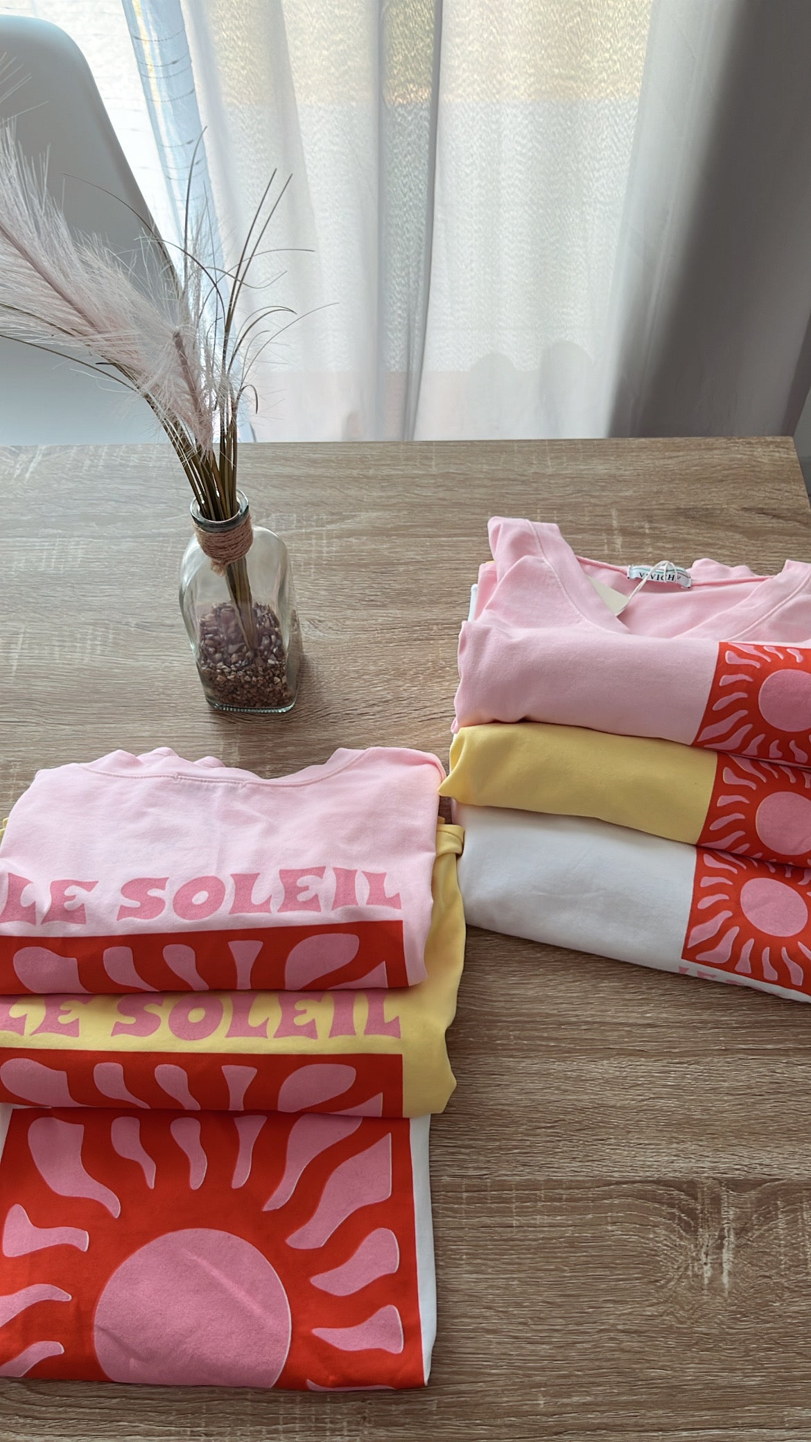 T-shirt oversize soleil☀️ taille unique - Variante de couleur
