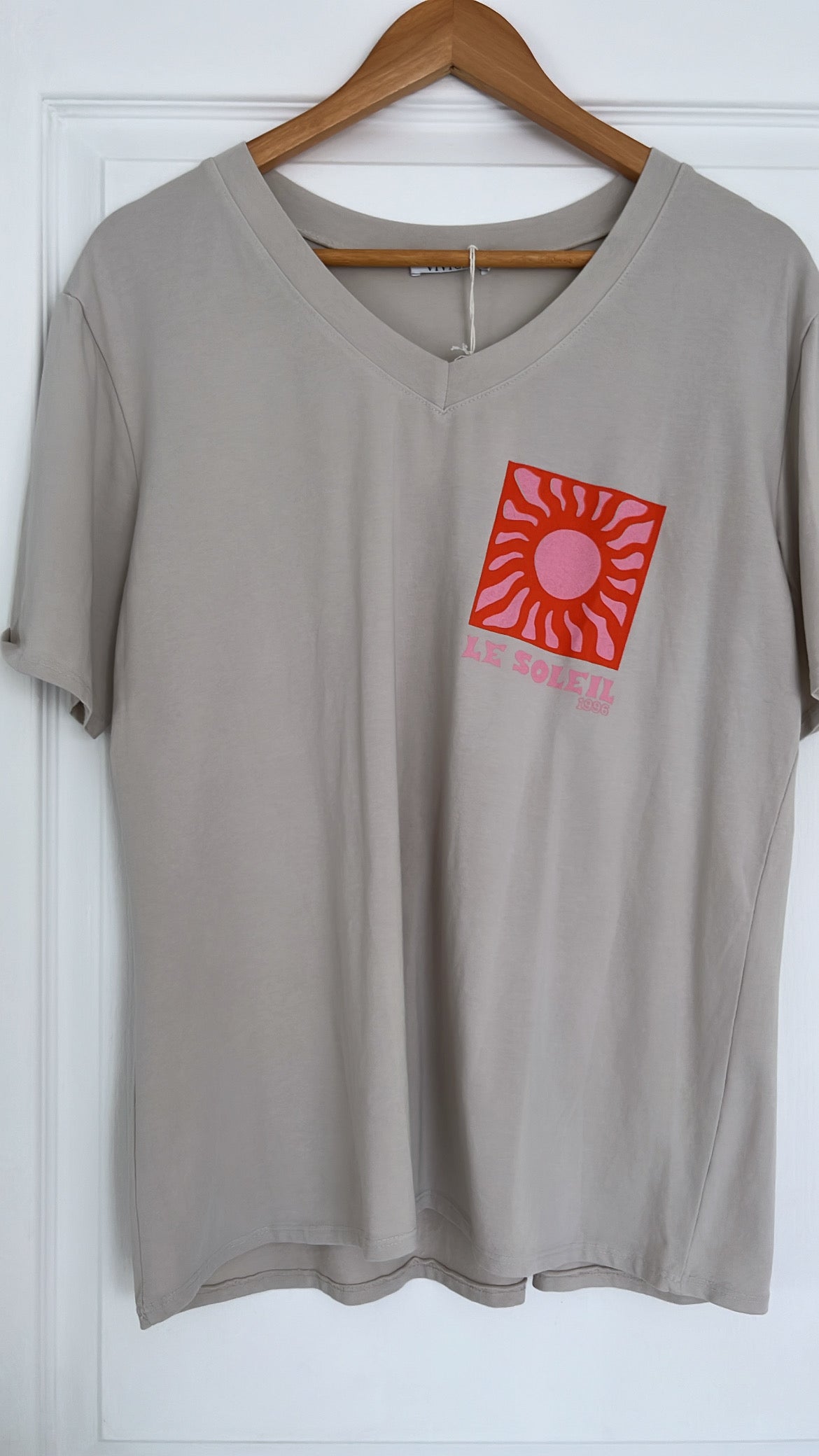 T-shirt oversize soleil☀️ taille unique - Variante de couleur