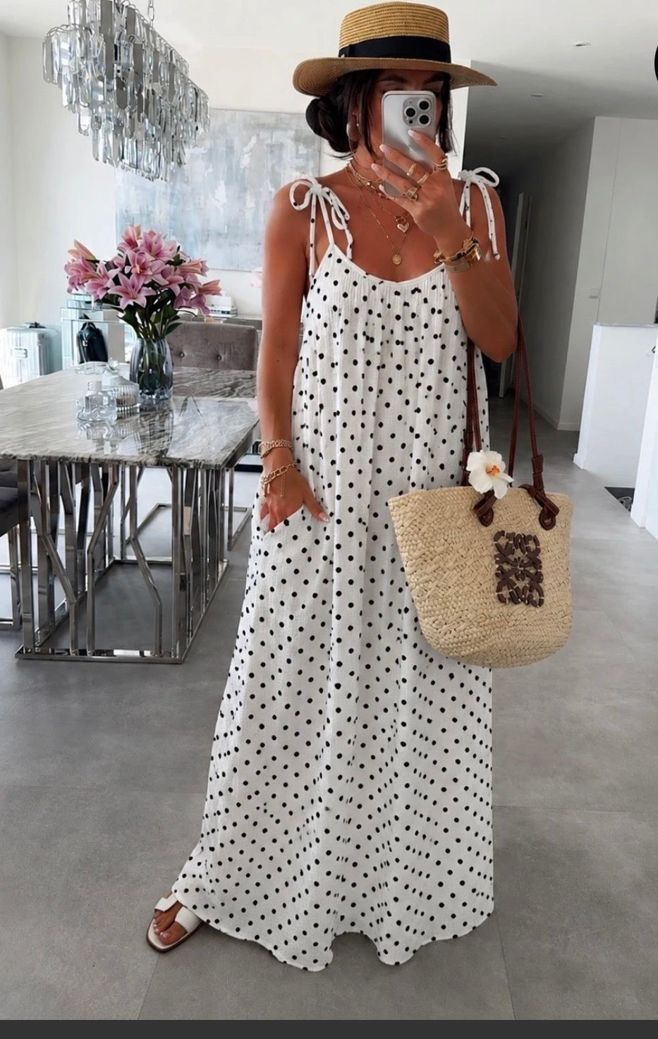 Robe coccinelle, taille unique, 38 ou 46