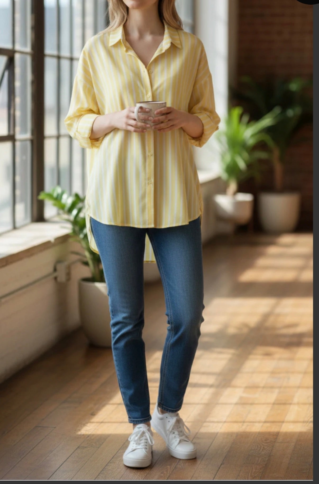 Nouvelle collection printemps🌺 la chemise, rayon de soleil ☀️ Les filles, voici la chemise parfaite pour la saison : légère, fluide et super agréable à porter ￼ taille unique ￼ du 38 au 48